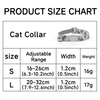 Magnetic Breakaway Cat Collar — Patented Hidden-Magnet Buckle, 39 Styles, S & L Sizes