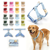 Wholesale Suede Dog Harness — 16 Two-Tone Colorways, 3.26mm Dual-Layer Construction, OEM/ODM Manufacturer