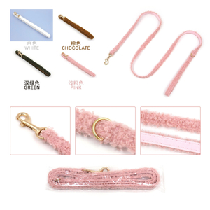 Teddy Velvet Cat Leash — 4 Plush, Heat-Locking, Anti-Static Colors for the Most Adorable Winter Walks