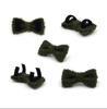 Teddy Velvet Cat Bowtie — Plush, Anti-Static, Mini 8×4 cm Bow with Dual-Velcro Back for Wholesale & OEM