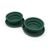 Custom Foldable Silicone Double Pet Bowl ,OEM ODM Collapsible Travel Dog Bowl Wholesale