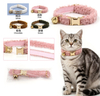  Teddy Velvet Cat Collar — 4 Plush Colors, S & L Sizes, Anti-Static & Warm Wholesale & OEM