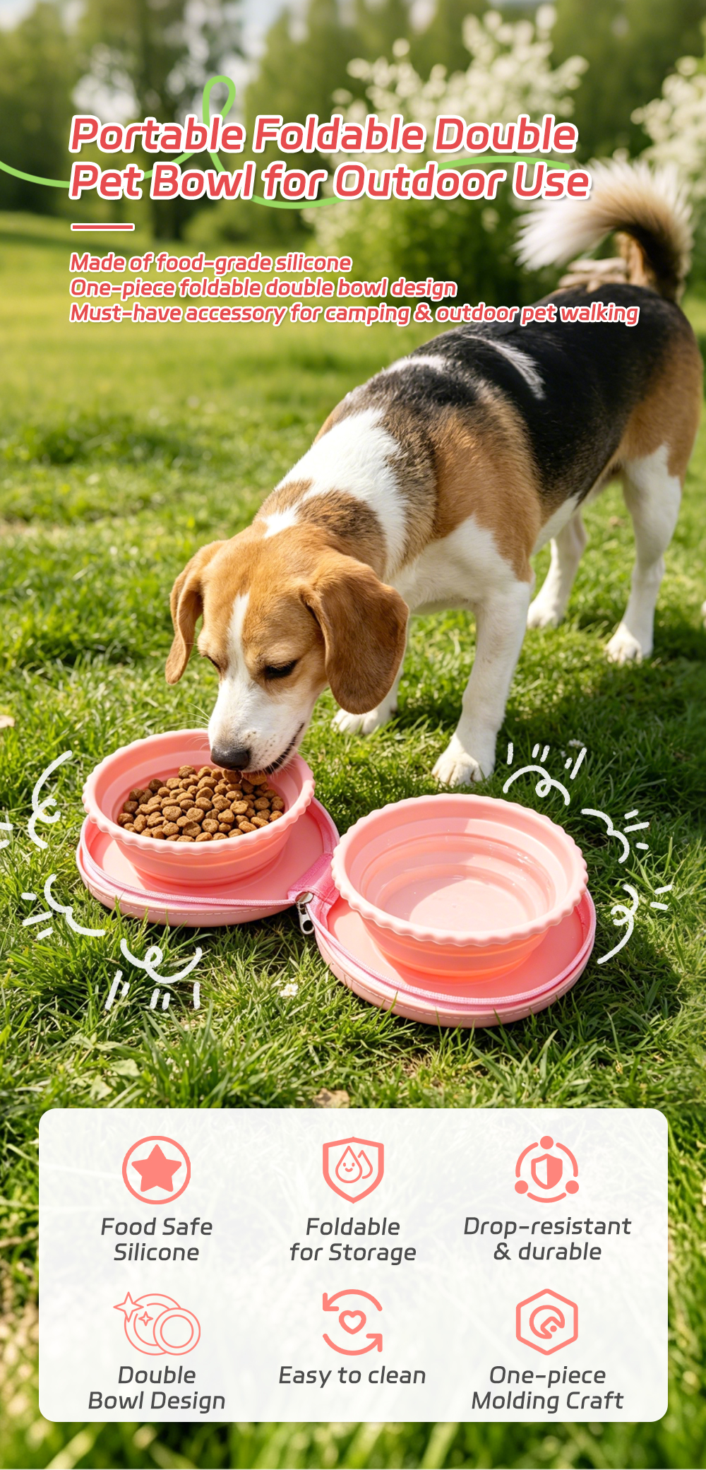 Custom Foldable Silicone Double Pet Bowl (1).jpg