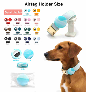 Silicone AirTag Holder for Dog Collars — Food-Grade, 14 Colors, Wholesale & OEM