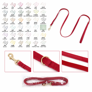  Velvet Cat Leash — 36 Colors, 120cm Length, 360° Swivel Hook Wholesale & OEM