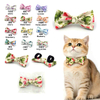 Fruit & Flower Cat Bowtie — 18 Hand-Picked Spring/Summer Prints, the Most Beautiful Mini Cat Bow of the Season