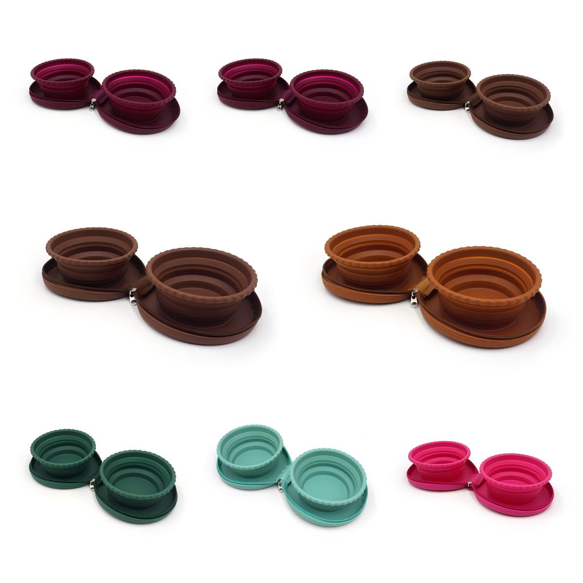 Foldable Silicone Double Pet Bowl Wholesale.jpg