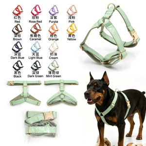 Leather Dog Harness — H-Style Escape-Proof Wholesale, 14 Business-Luxe Colors, 4 Sizes XS–L/XL, Made-to-Order